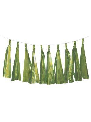 Image of Satin Lime Green 9 Pack 35cm Of Decorative Tassels