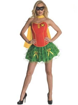 DC Robin Sexy Women's Superhero Fancy Dress Costume Main Image