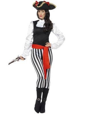 Women's Lady Pirate Pants Fancy Dress Costume Main Image