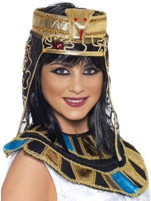 Cleopatra Gold Snake Costume Headpiece