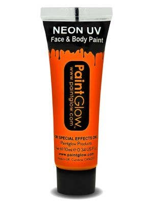 Fluro Orange Blacklight Reactive Face and Body Cream Paint Main Image