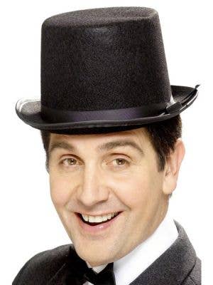 Old England Black Costume Top Hat for Adults