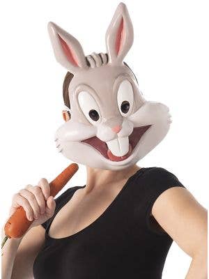 Image of Space Jam Legacy Women's Bugs Bunny Costume Mask - Front View