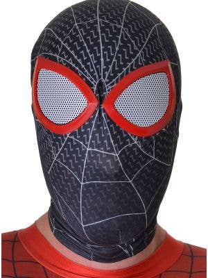 Image of Cool Black Spider Hero Costume Mask
