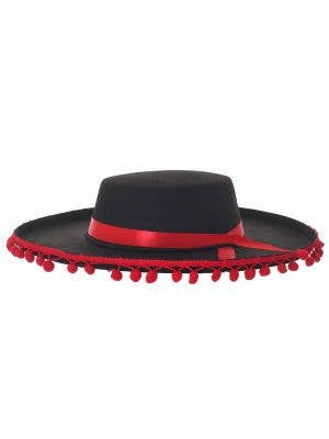 Red and Black Matador Costume Hat