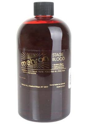 Bright Red 427ml Arterial Syrup Based Halloween Stage Blood Special Effects Main Image