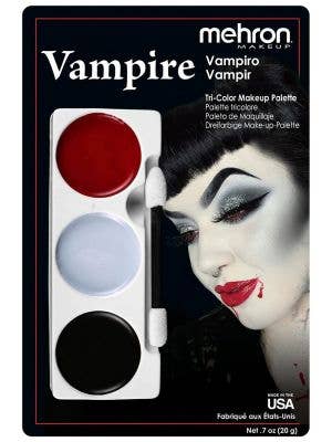 3 Colour Mehron Vampire Makeup Palette Halloween Special Effects