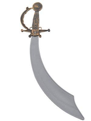 Silver and Gold Pirate Cutlass Sword