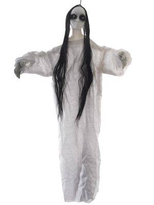 Spooky White Ghost Doll Hanging Halloween Prop