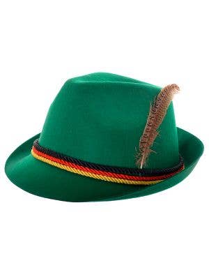 Green Bavarian Oktoberfest Costume Hat