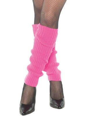 Bright Pink 1980's Leg Warmers
