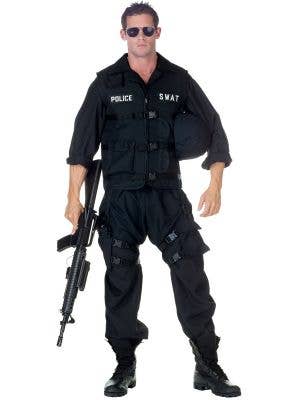 Men's Deluxe SWAT Special Forces Fancy Dress Costume Front
