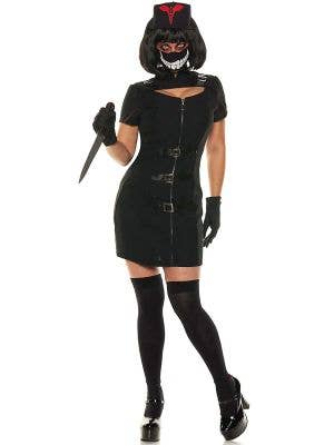 Image of Nurse Frightingale Womens Black Halloween Costume