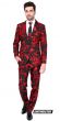 Men's Blood Splatter Halloween Suitmeister Opposuit Fancy Dress Main Image