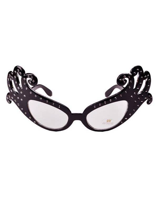 Deluxe Black Frame Dame Edna Costume Glasses