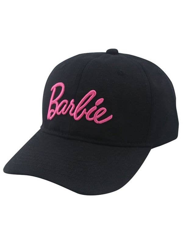 Image of B-Doll Black Cap With Pink Logo