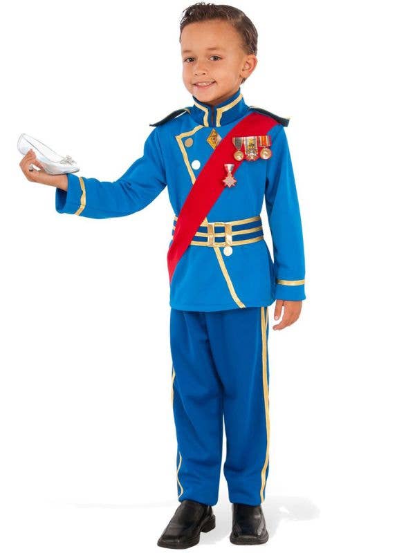 Image of Royal Blue Prince Charming Boy's Storybook Costume