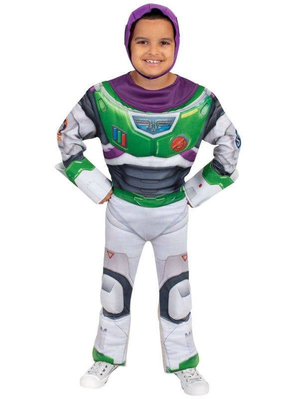 Image of Buzz Lightyear Movie Boys Toy Story Costume - Front View