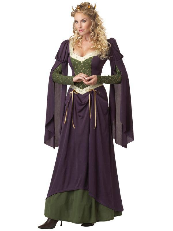 Women's Lady in Waiting Renaissance Costume Front View