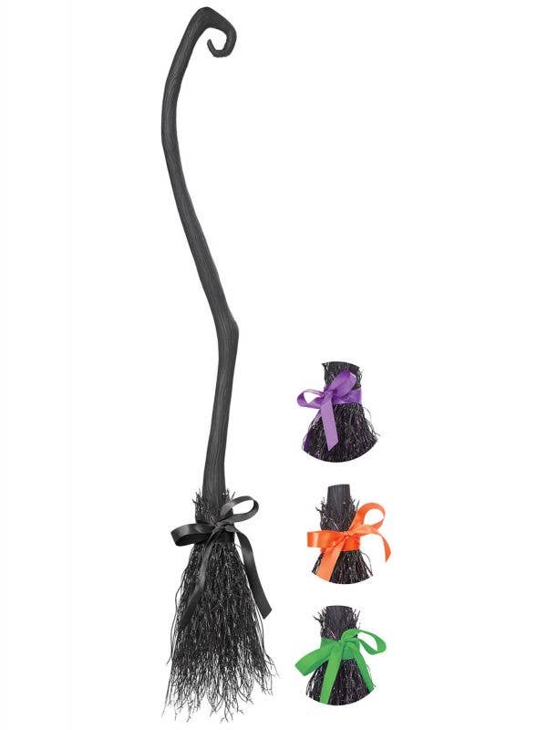 Halloween Crooked Black Deluxe Witches Broom California Costumes Main Image