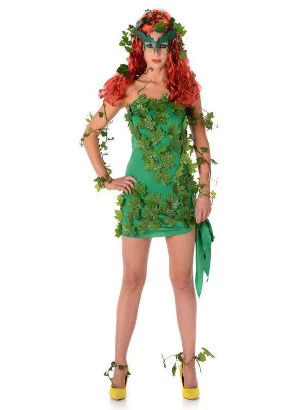 Leafy Green Sexy Ivy Costume Dress | Poison Ivy Women's Costume