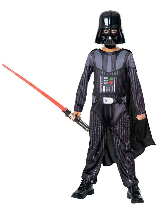 Image of Darth Vader Boys Licensed Star Wars Sith Costume