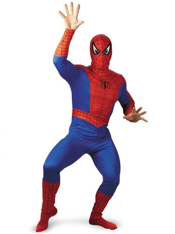 Men's Plus Size Spiderman Costume