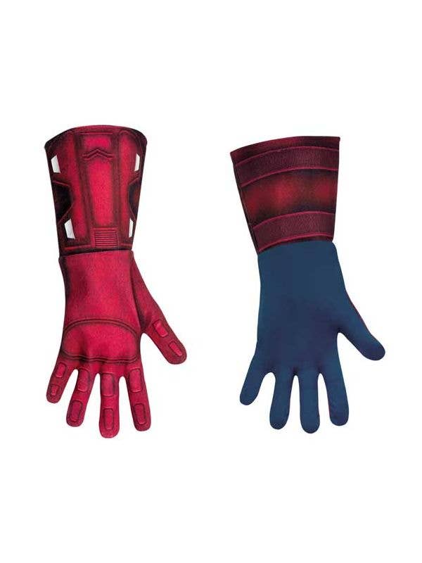 Officially Licensed Captain America Superhero Costume Gloves for Adults