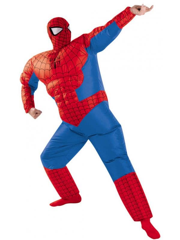 Men's Inflatable Spiderman Superhero Costume