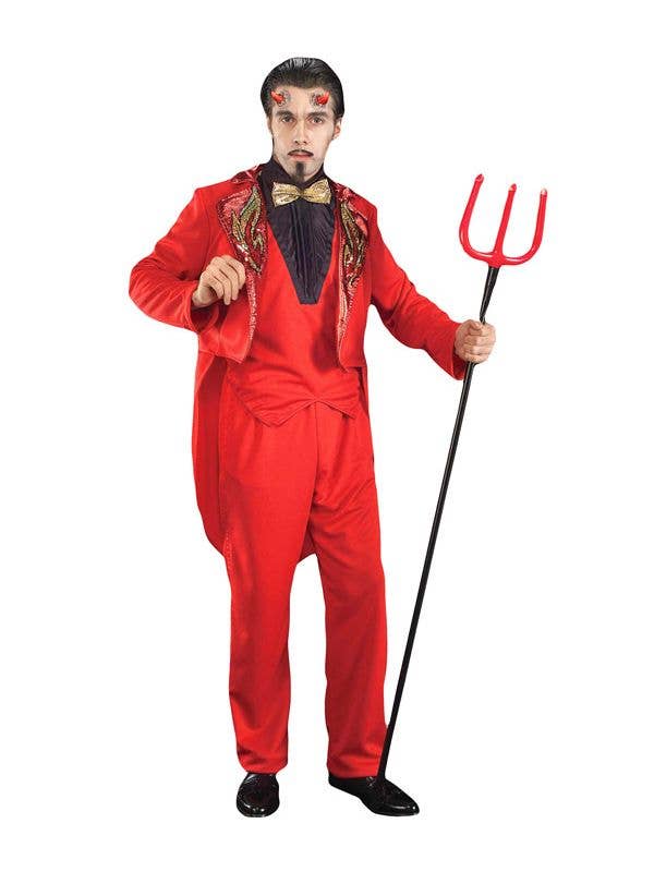 Hugh Handsome Men's Red Devil Costume | MEN'S HALLOWEEN COSTUMES