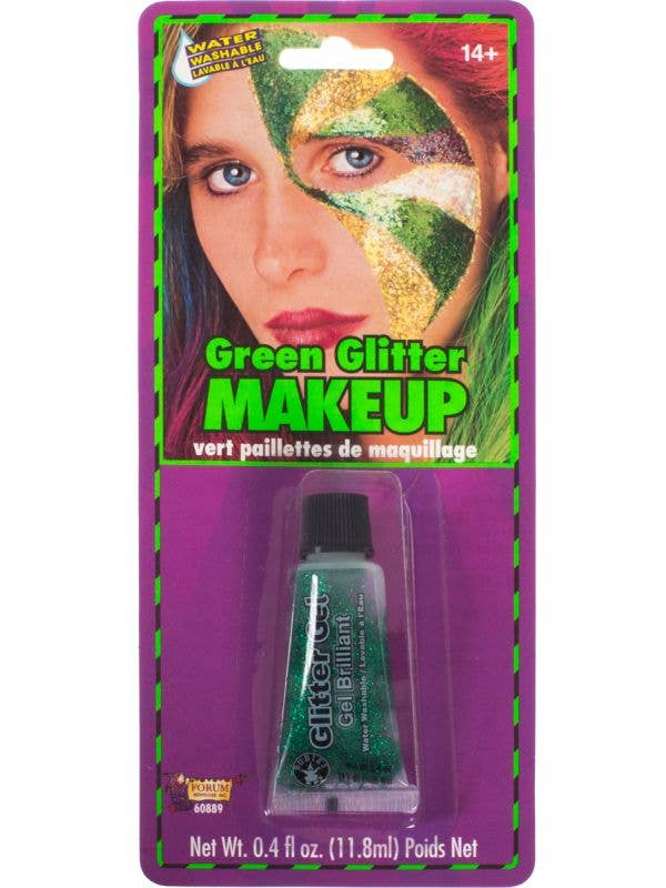 Sparkling Green Glitter Gel Costume Makeup