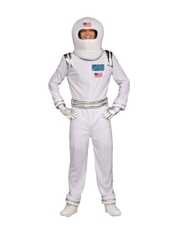 White Space Astronaut Men's NASA Style Costume - Main Image