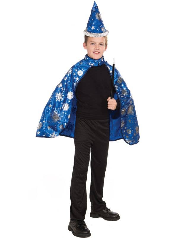 Boys Blue Wizard Forum Novelties Costume Main Image