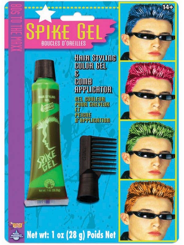 Green 80's Hair Spike Gel