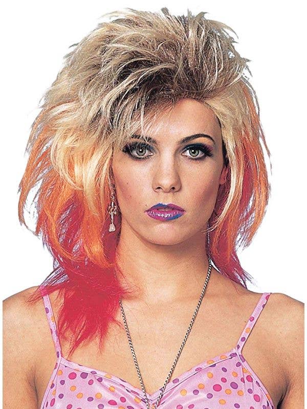 Cyndi Lauper Women's 80's Glam Rock Costume Wig Main Image