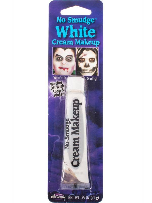 White No Smudge Cream Face and Body Paint Costume Makeup