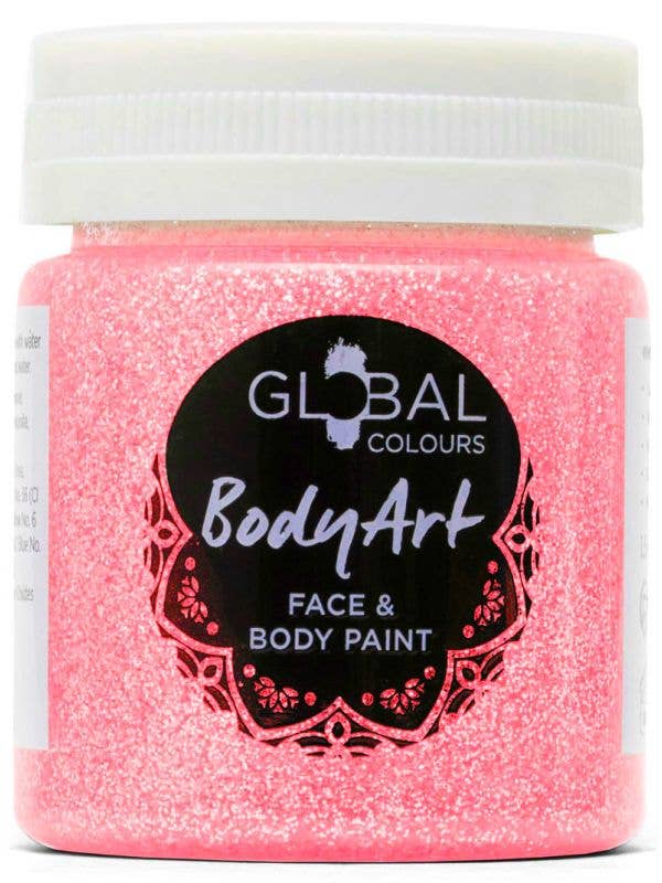 Holographic Pink Glitter Gel Face and Body Fancy Dress Costume Makeup