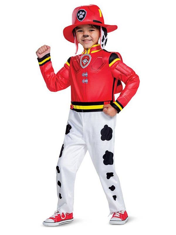 Boy's Deluxe Marshall Paw Patrol Toddler Costume - Front Image