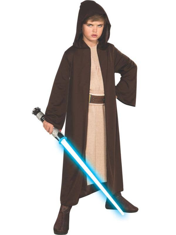 Obi Wan Jedi Knight Robe Star Wars Hooded Robe Costume Accessory Main Image