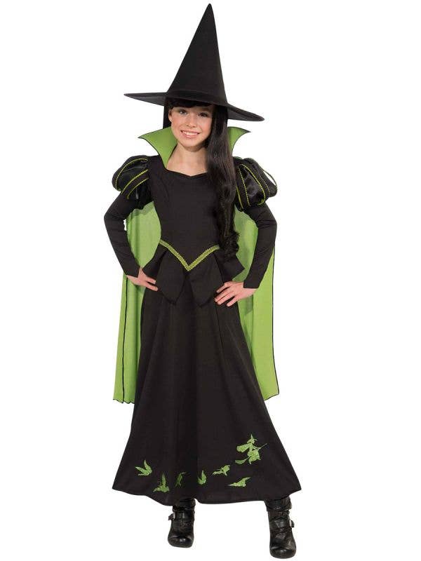 Girl's Wicked Witch Wizard of Oz Costume Front View