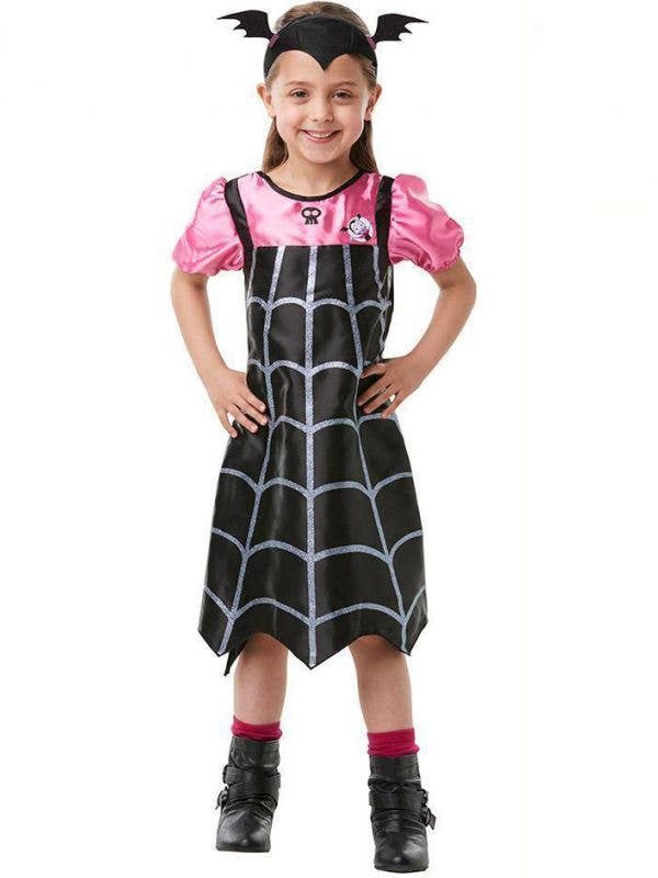 Girls Disney Junior Vampirina Hauntley Fancy Dress Costume Main Image