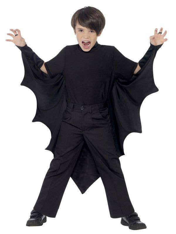 Image of Vampire Bat Wings Boys Cape Costume Accessory