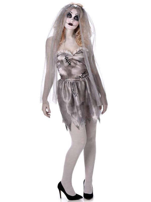 Dead Ghost Bride Women's Halloween Fancy Dress Costume Main Image