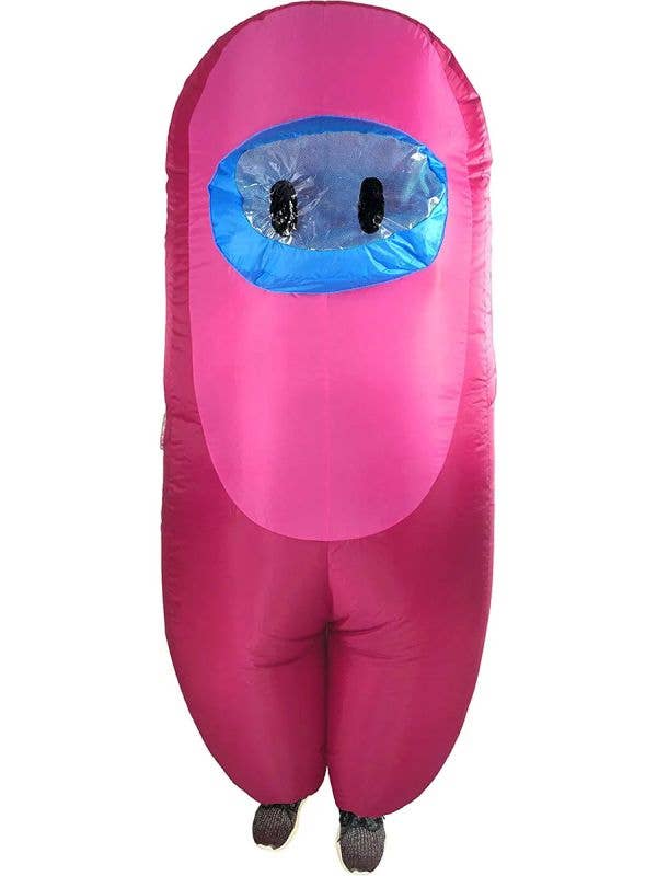Image of Inflatable Kid's Hot Pink SUS Crewmate Killer Costume