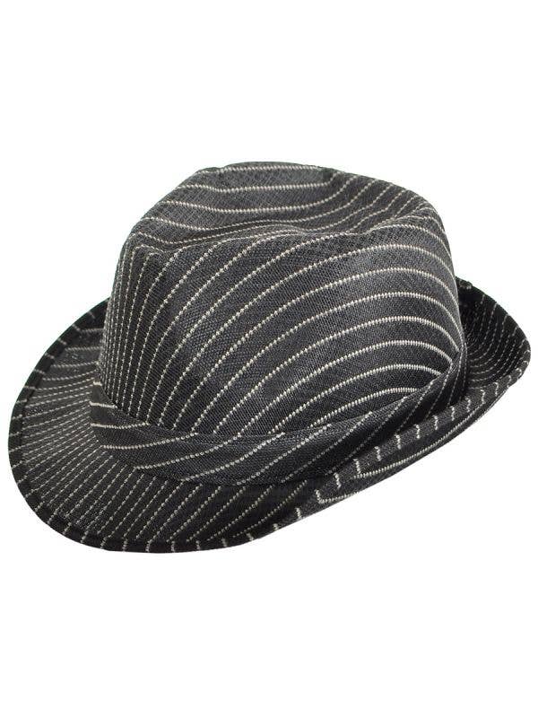 Image of Pinstripe Lightweight Fedora Costume Hat
