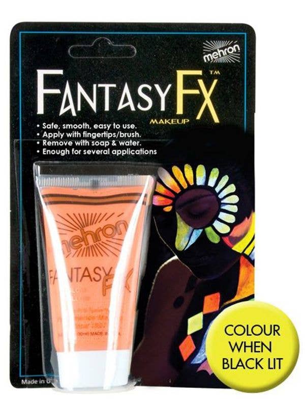 Orange Mehron Fantasy FX Fluro Black Light Makeup