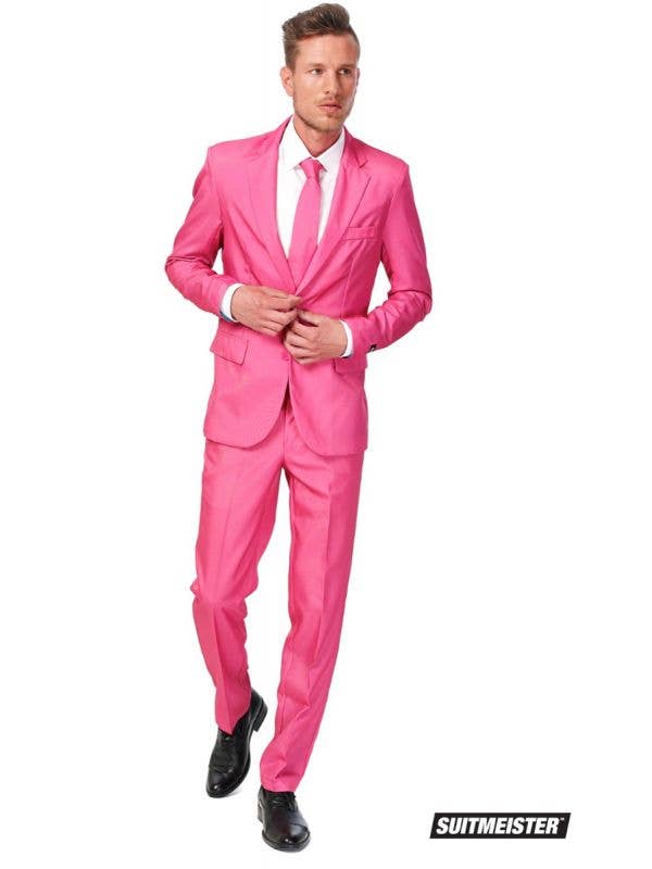 Men's Pink Novelty Suitmeister Oppo Suit Main Image