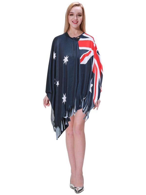 Adults Aussie Flag Costume Poncho