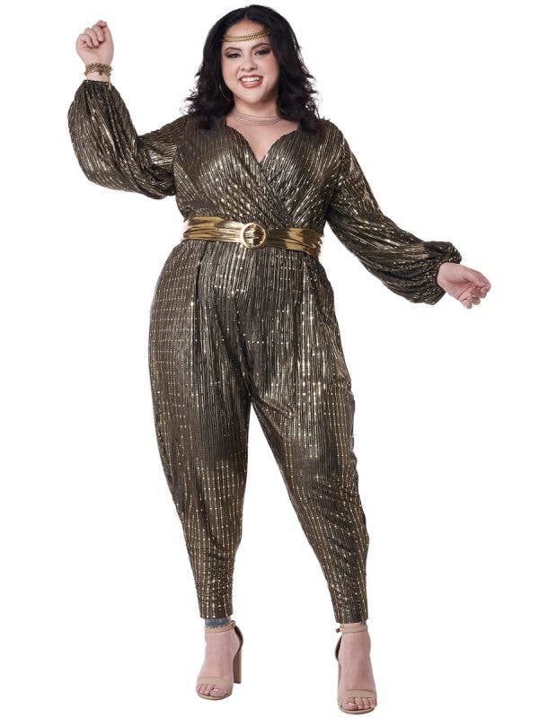 Image of Disco Queen Women's Plus Size 1970s Costume