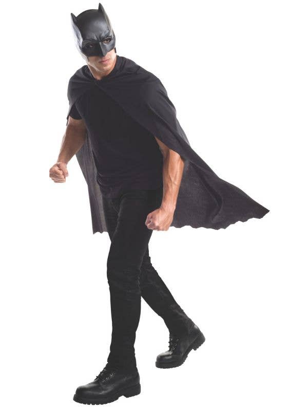 Adults Batman Cape and Mask Superhero Costume Kit - Main Image